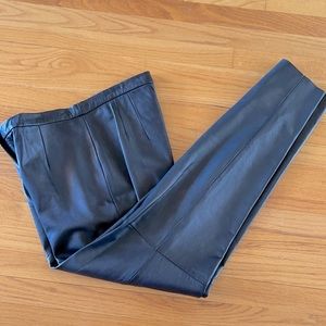 Gorgeous high quality black leather pants